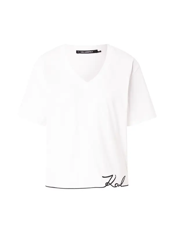Karl Lagerfeld Karl Lagerfeld Majica  crna / bijela