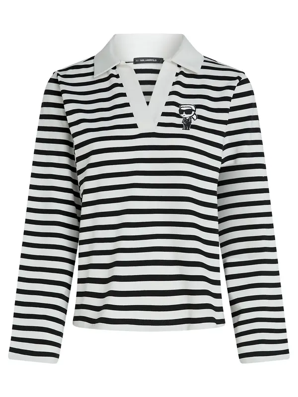 Karl Lagerfeld Karl Lagerfeld Majica  crna / bijela