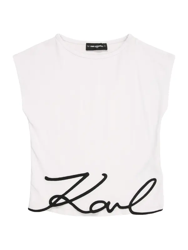 Karl Lagerfeld Karl Lagerfeld Majica  crna / bijela