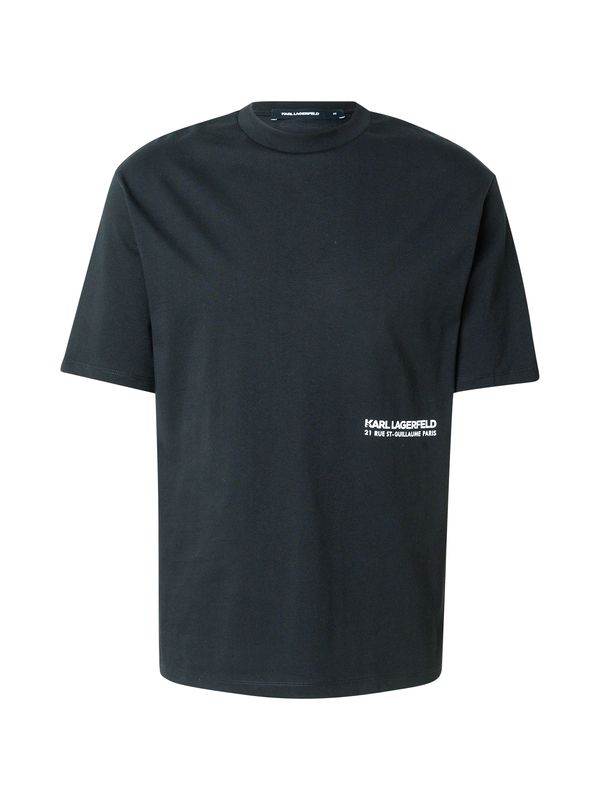 Karl Lagerfeld Karl Lagerfeld Majica  crna / bijela