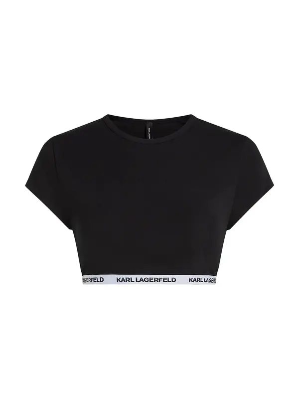 Karl Lagerfeld Karl Lagerfeld Majica  crna / prljavo bijela
