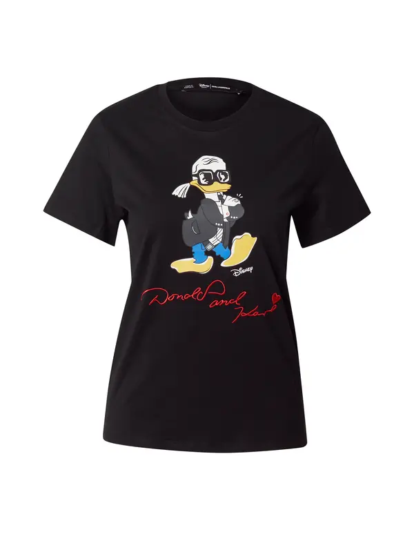 Karl Lagerfeld Karl Lagerfeld Majica 'Disney x KL'  kraljevsko plava / svijetložuta / crna / bijela