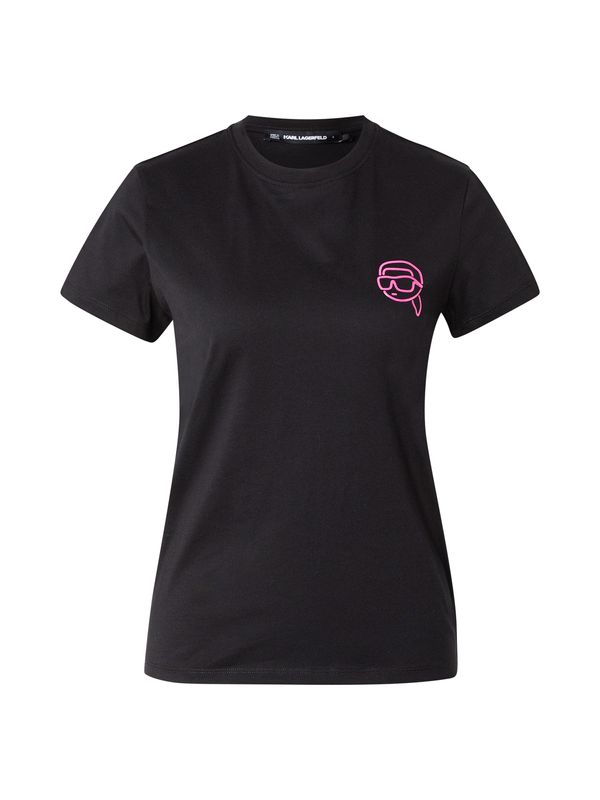 Karl Lagerfeld Karl Lagerfeld Majica 'IKONIK 2.0'  ljubičasta / crna