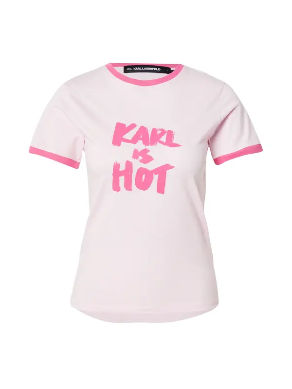 Karl Lagerfeld Karl Lagerfeld Majica 'KARL IS HOT'  roza / rosé