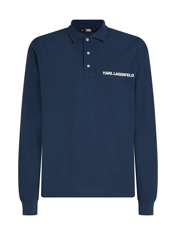 Karl Lagerfeld Karl Lagerfeld Majica  mornarsko plava / bijela