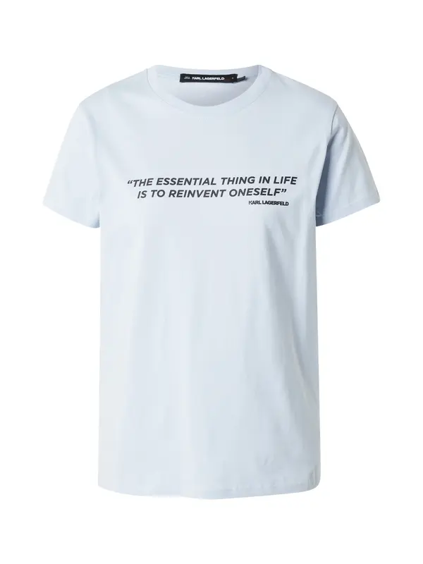 Karl Lagerfeld Karl Lagerfeld Majica  pastelno plava / crna