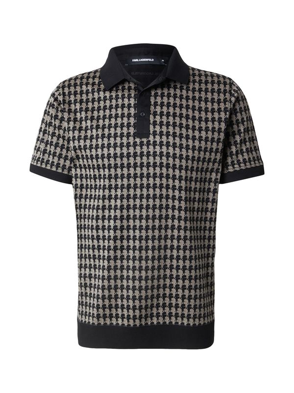 Karl Lagerfeld Karl Lagerfeld Majica  siva / crna