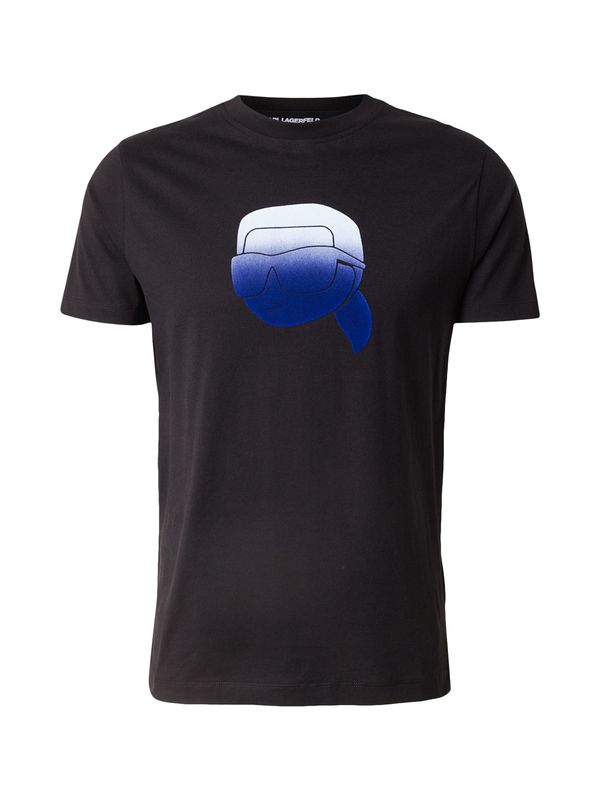 Karl Lagerfeld Karl Lagerfeld Majica  tamno plava / crna / bijela