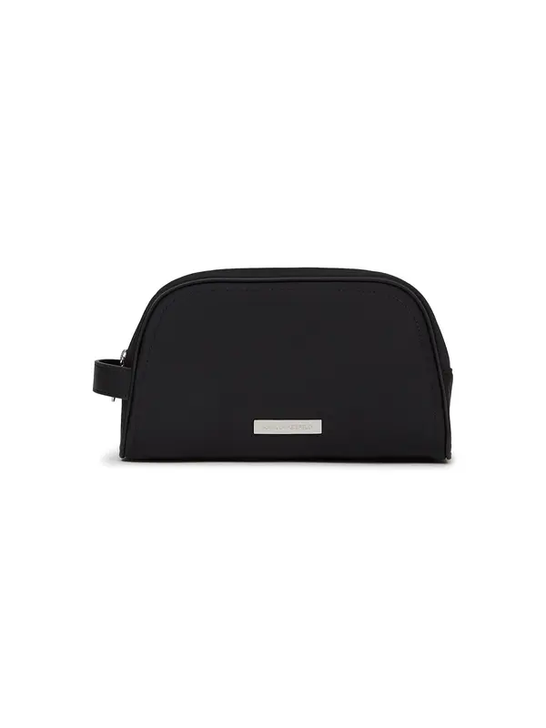 Karl Lagerfeld Karl Lagerfeld Neseser ' Ikon Kosmetiktasche aus Nylon '  crna