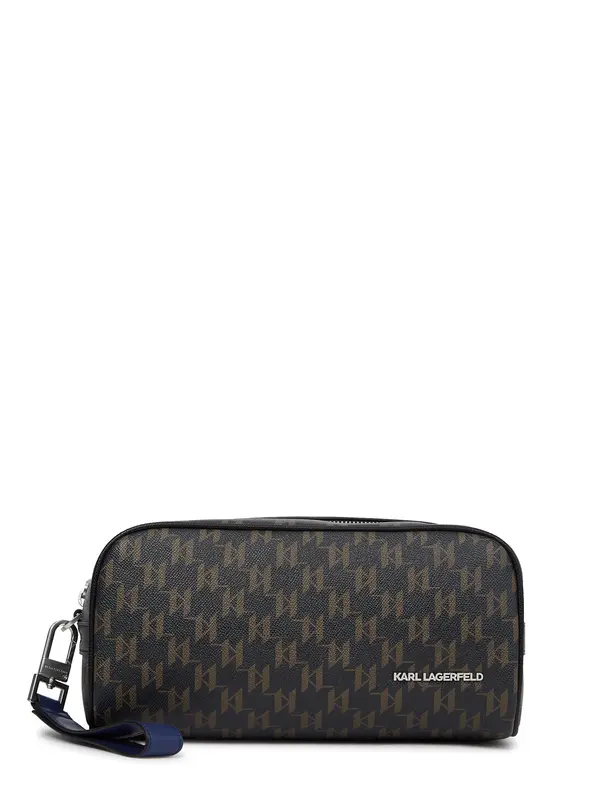 Karl Lagerfeld Karl Lagerfeld Neseser 'Monogram'  brokat / crna