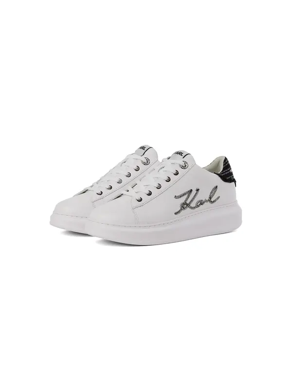 Karl Lagerfeld Karl Lagerfeld Niske tenisice ' KAPRI SIGNIA LOW TOP '  bijela