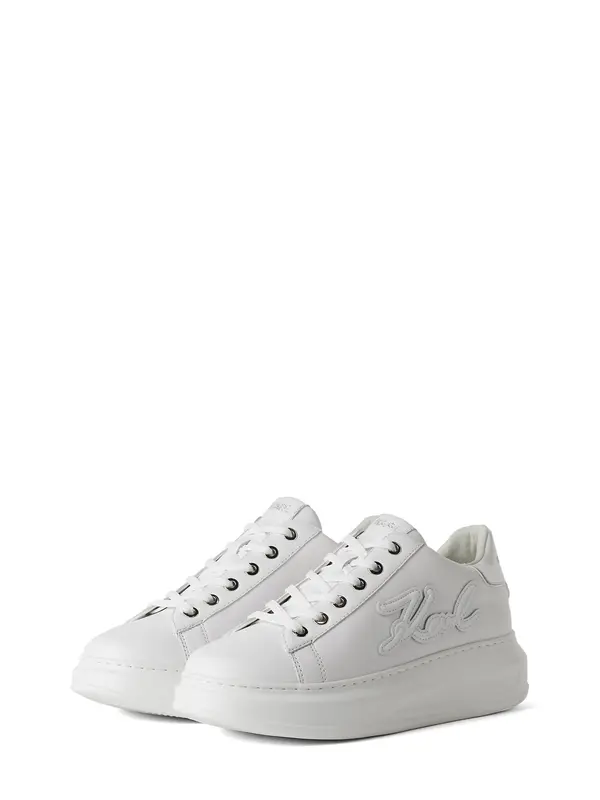 Karl Lagerfeld Karl Lagerfeld Niske tenisice ' KAPRI SIGNIA NIEDRIGE SNEAKER '  bijela