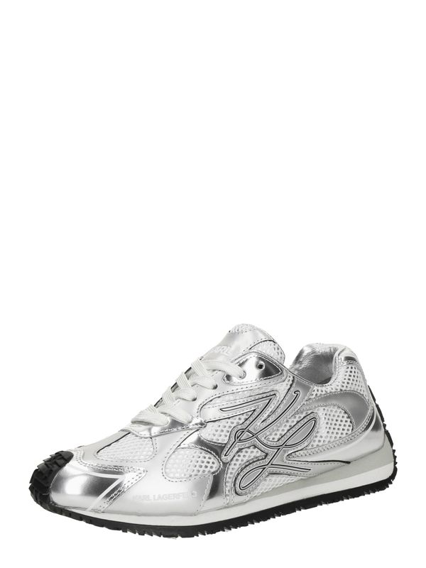 Karl Lagerfeld Karl Lagerfeld Niske tenisice  svijetlosiva / crna / srebro