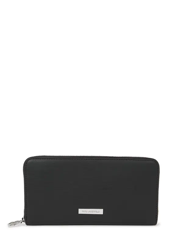 Karl Lagerfeld Karl Lagerfeld Novčanik 'Ikon Smooth Continental'  crna