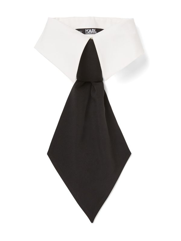 Karl Lagerfeld Karl Lagerfeld Ovratnik  crna / bijela