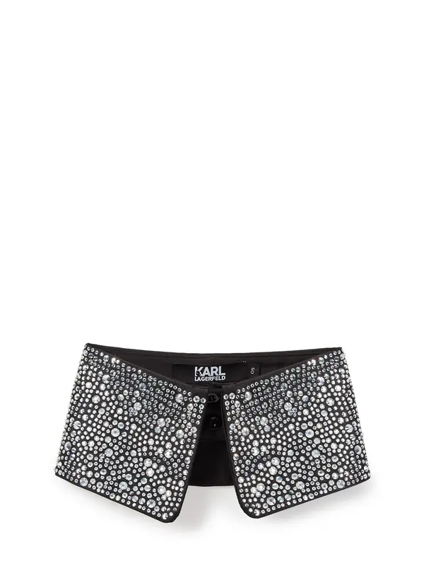 Karl Lagerfeld Karl Lagerfeld Ovratnik  crna / srebro