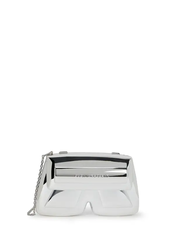 Karl Lagerfeld Karl Lagerfeld Pismo torbica 'Ikon'  srebro