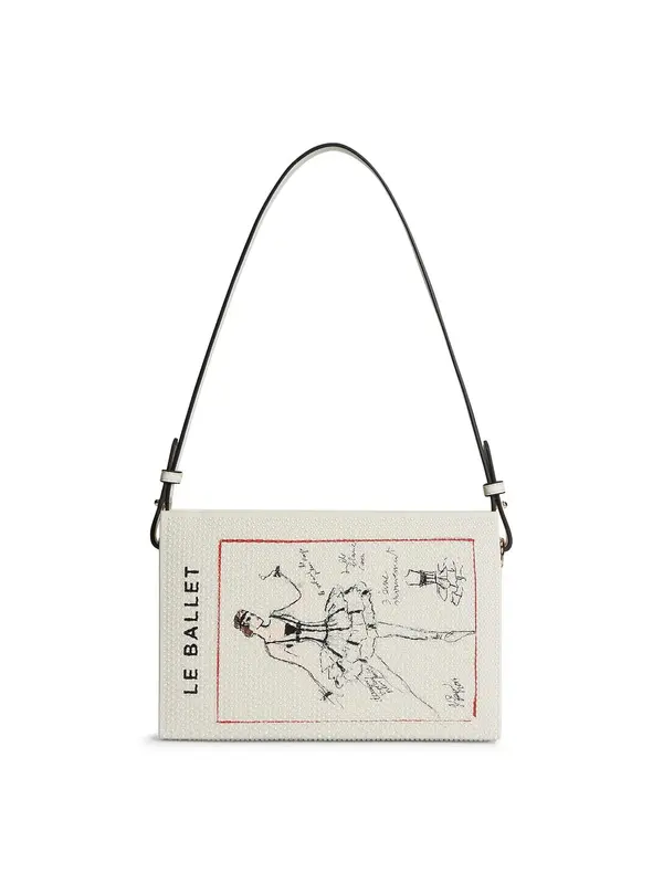 Karl Lagerfeld Karl Lagerfeld Pismo torbica  pastelno roza / crvena / crna / prljavo bijela