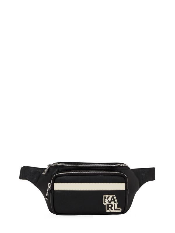 Karl Lagerfeld Karl Lagerfeld Pojasna torbica 'Athleisure'  crna / bijela