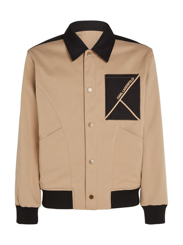Karl Lagerfeld Karl Lagerfeld Prijelazna jakna  boja devine dlake (camel) / crna