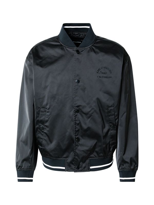 Karl Lagerfeld Karl Lagerfeld Prijelazna jakna  crna / bijela