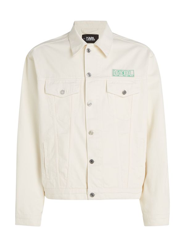 Karl Lagerfeld Karl Lagerfeld Prijelazna jakna  zelena / bijela