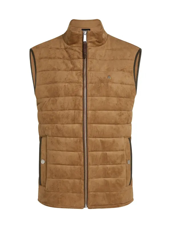 Karl Lagerfeld Karl Lagerfeld Prsluk  boja devine dlake (camel)