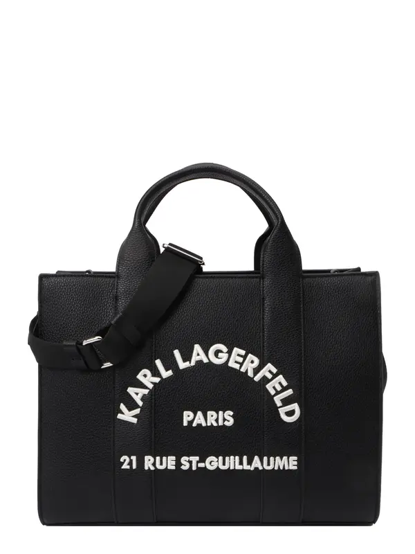 Karl Lagerfeld Karl Lagerfeld Ručna torbica  crna / bijela