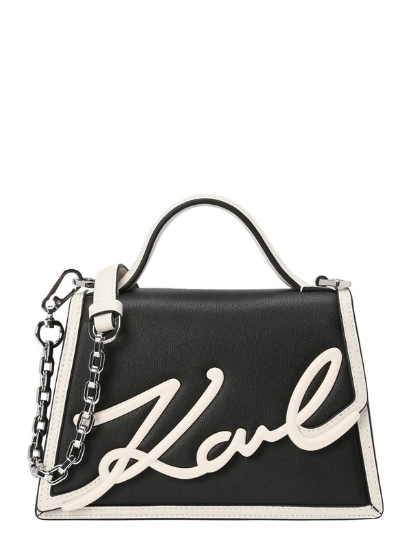 Karl Lagerfeld Karl Lagerfeld Ručna torbica  crna / prljavo bijela