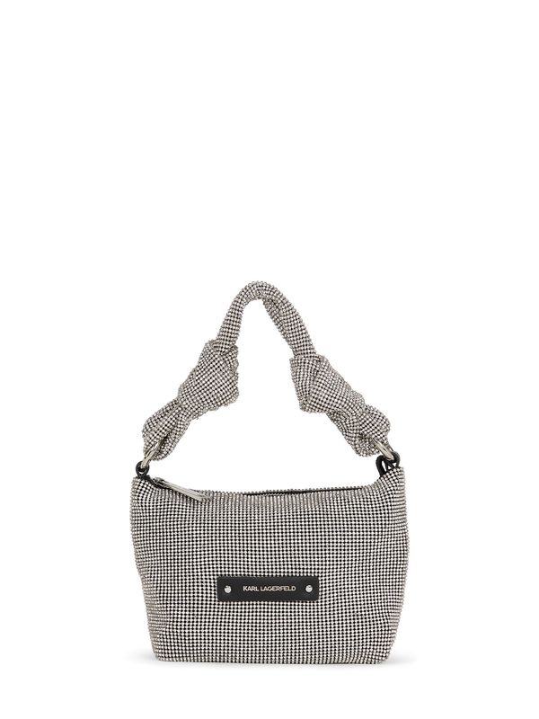 Karl Lagerfeld Karl Lagerfeld Ručna torbica 'Evening'  crna / srebro