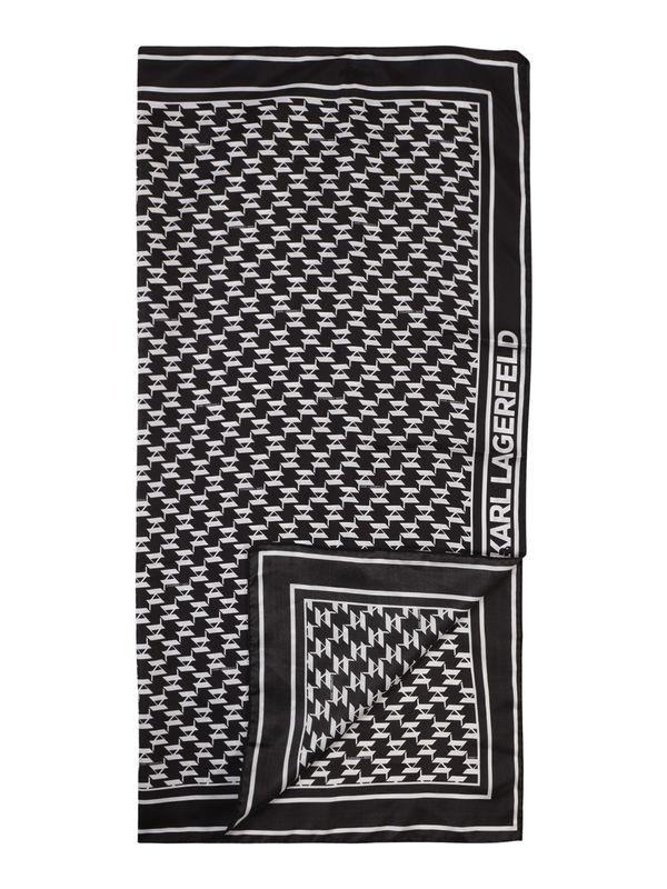 Karl Lagerfeld Karl Lagerfeld Ručnik  crna / bijela