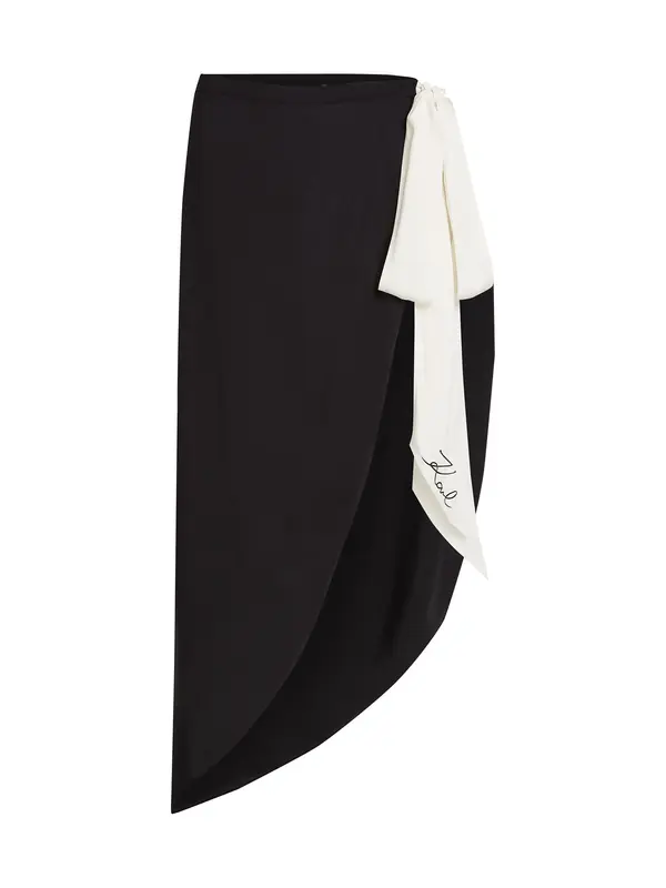 Karl Lagerfeld Karl Lagerfeld Ručnik za plažu  crna / bijela