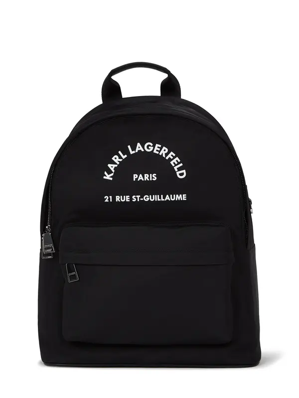 Karl Lagerfeld Karl Lagerfeld Ruksak 'Rue St-Guillaume'  crna / bijela
