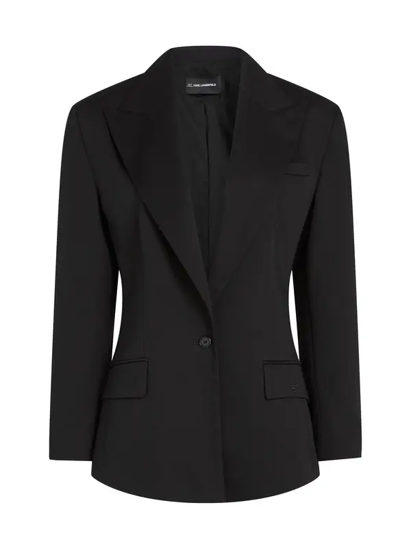 Karl Lagerfeld Karl Lagerfeld Sako 'X Amber Valletta'  crna