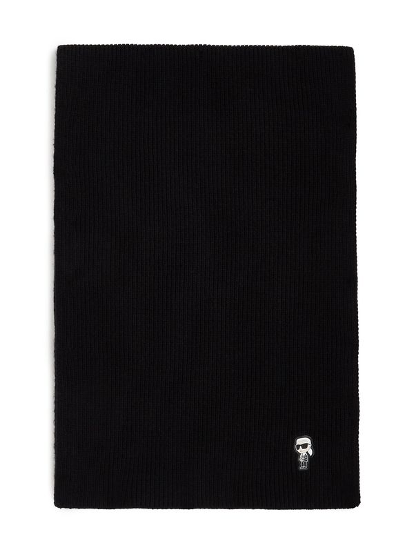 Karl Lagerfeld Karl Lagerfeld Šal 'IKONIK'  crna