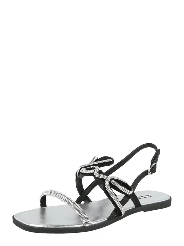 Karl Lagerfeld Karl Lagerfeld Sandale  crna / srebro