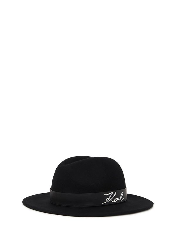 Karl Lagerfeld Karl Lagerfeld Šešir 'FEDORA '  crna