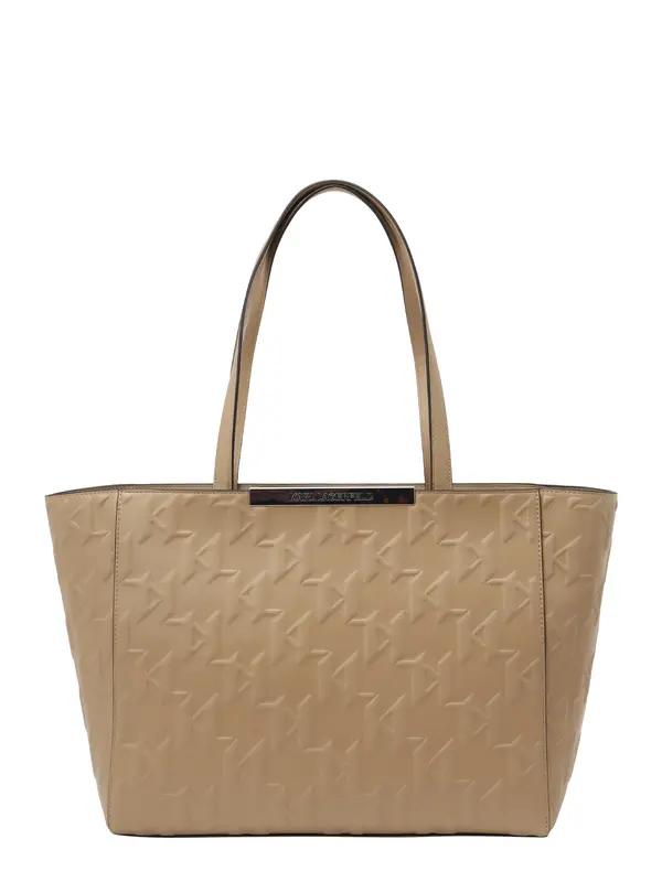 Karl Lagerfeld Karl Lagerfeld Shopper torba 'ARCHIVE BARRE'  cappuccino