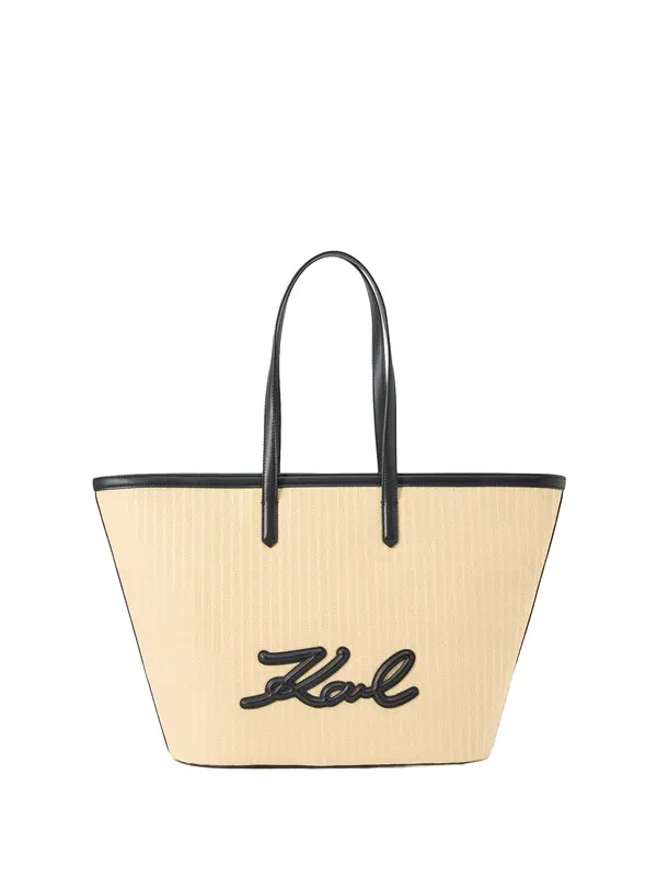Karl Lagerfeld Karl Lagerfeld Shopper torba  bež / crna
