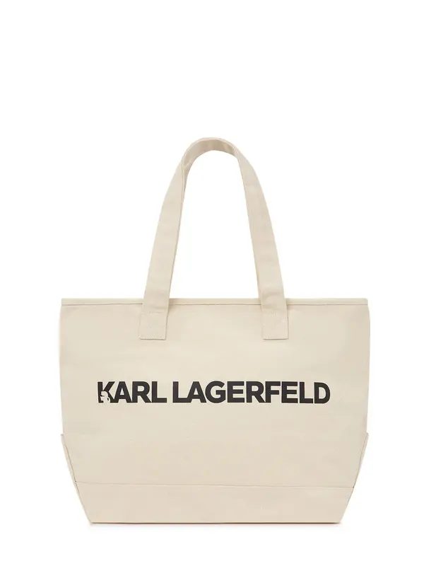 Karl Lagerfeld Karl Lagerfeld Shopper torba  bež / crna