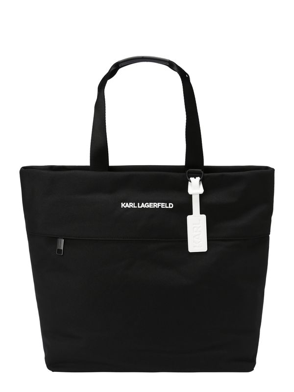 Karl Lagerfeld Karl Lagerfeld Shopper torba  crna / bijela