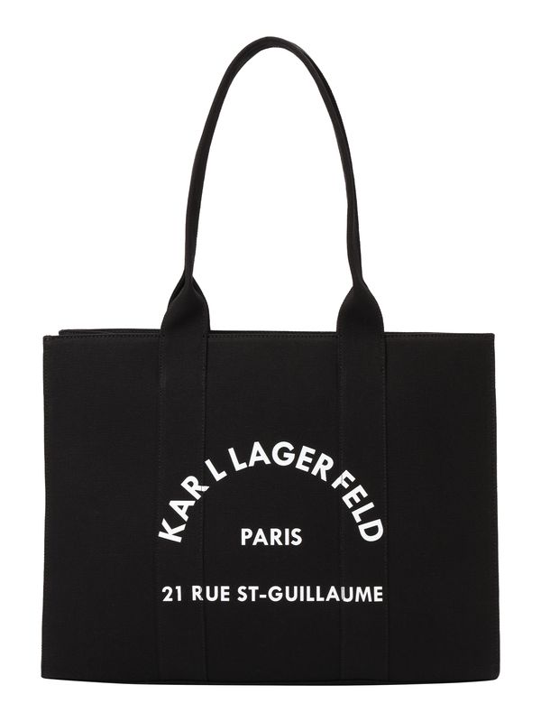 Karl Lagerfeld Karl Lagerfeld Shopper torba  crna / bijela