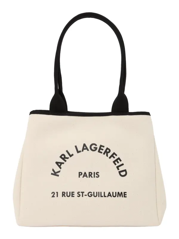 Karl Lagerfeld Karl Lagerfeld Shopper torba  crna / bijela