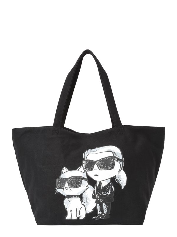 Karl Lagerfeld Karl Lagerfeld Shopper torba  crna / bijela