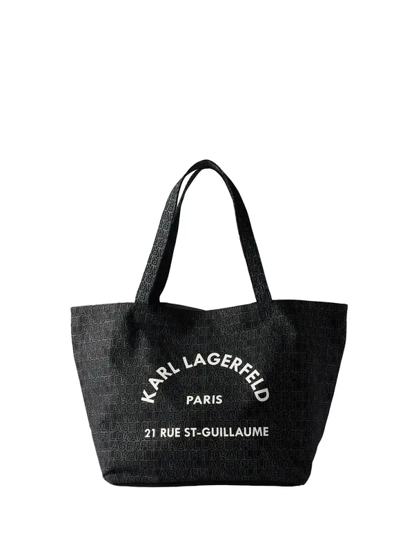 Karl Lagerfeld Karl Lagerfeld Shopper torba  crna / bijela