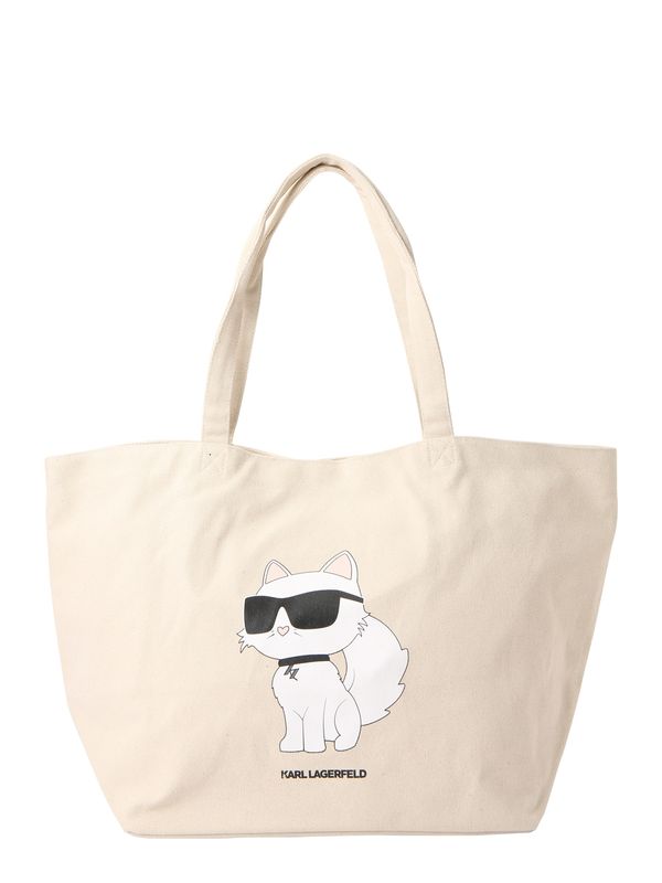 Karl Lagerfeld Karl Lagerfeld Shopper torba  crna / bijela / vuneno bijela