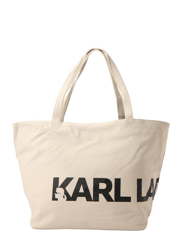 Karl Lagerfeld Karl Lagerfeld Shopper torba 'ESSENTIAL'  boja pijeska / crna