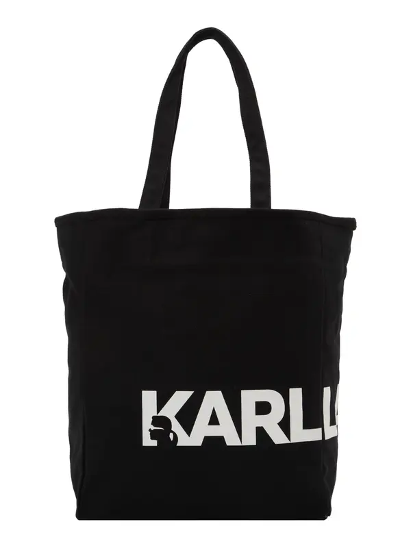 Karl Lagerfeld Karl Lagerfeld Shopper torba 'ESSENTIAL'  crna / bijela
