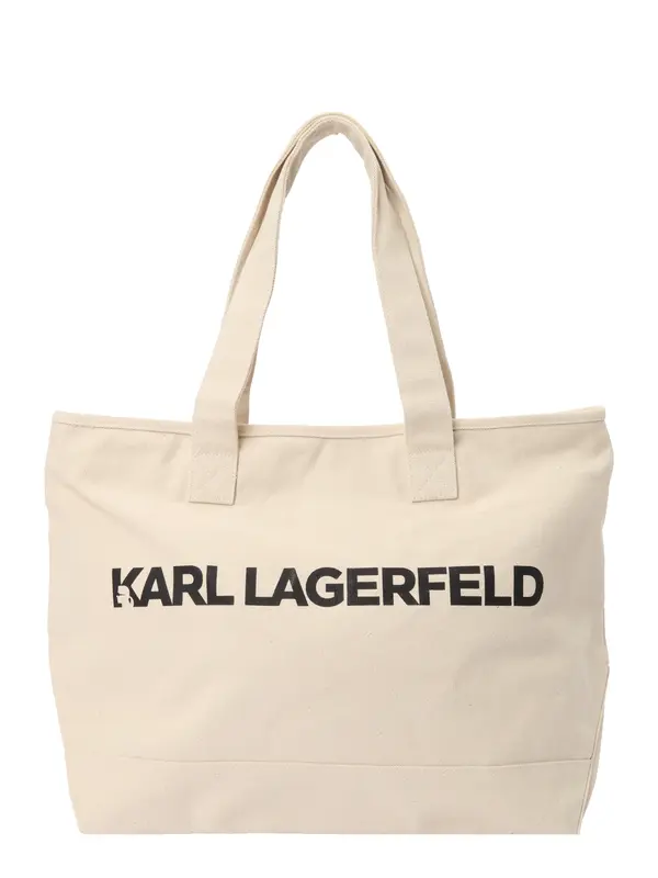 Karl Lagerfeld Karl Lagerfeld Shopper torba 'ESSENTIAL'  crna / vuneno bijela