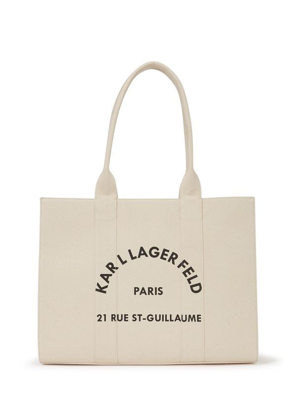 Karl Lagerfeld Karl Lagerfeld Shopper torba 'Guillaume'  bež / crna